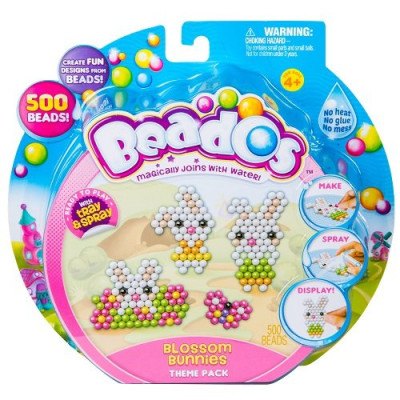 Игровой набор аквамозаики из бусинок Веселые зайчики (Beados 10775)