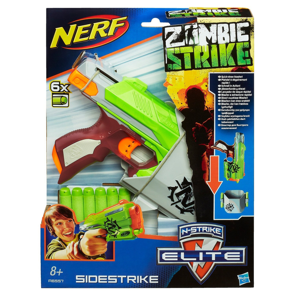 Бластер Nerf Zombie Strike Sidestrike (Нерф Зомби Страйк Сайдстрайк A6557)