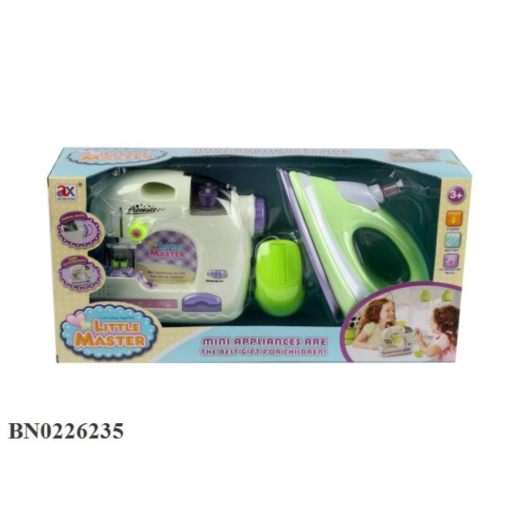 Набор бытовой техники с утюгом и швейной машинкой Ao Xie Toys (6951B)