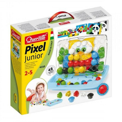 Набор для занятий мозаикой (большие фишки 33 мм, 48 шт + доска-кейс)