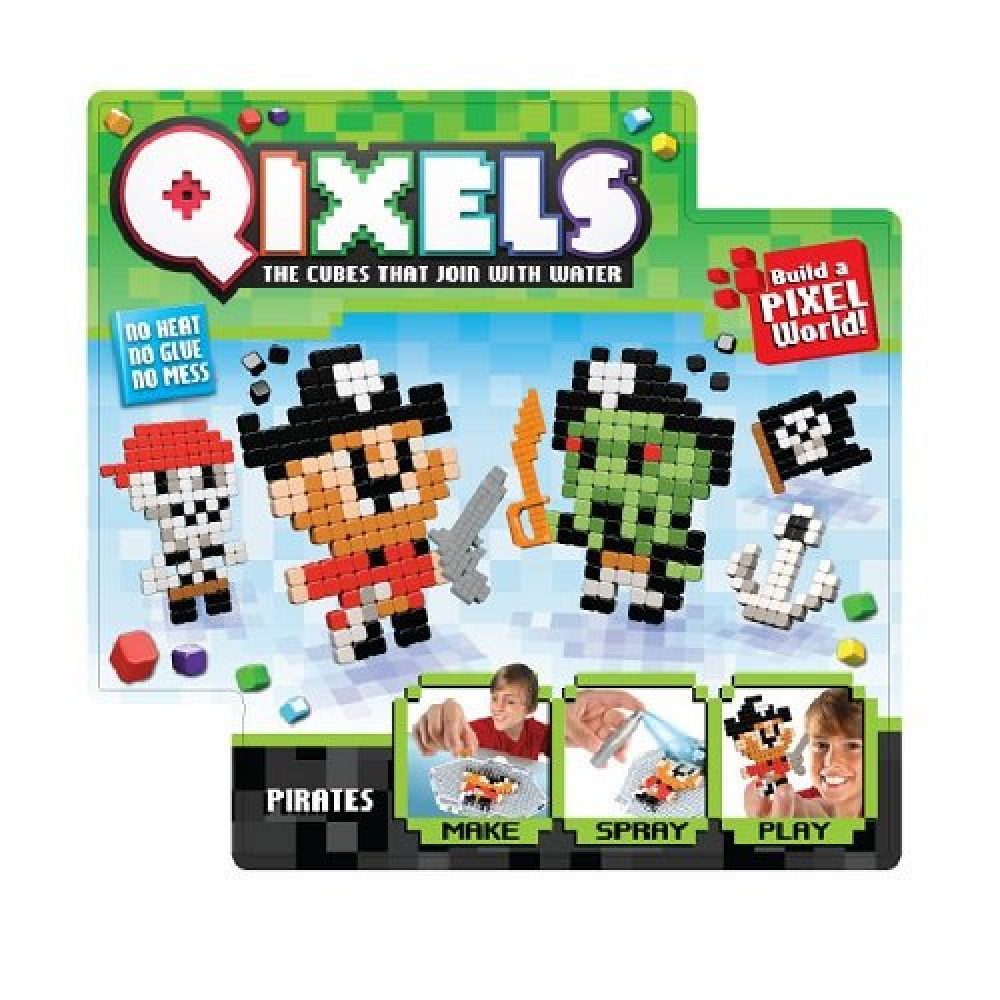 Игровой набор аквамозаики из пикселей Пираты (Qixels 87041)