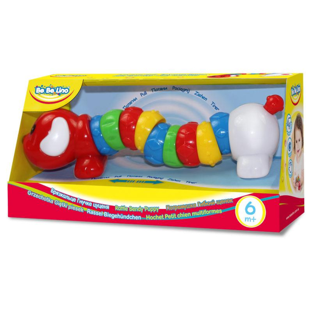 Погремушка BeBeLino Гибкий щенок (57115)