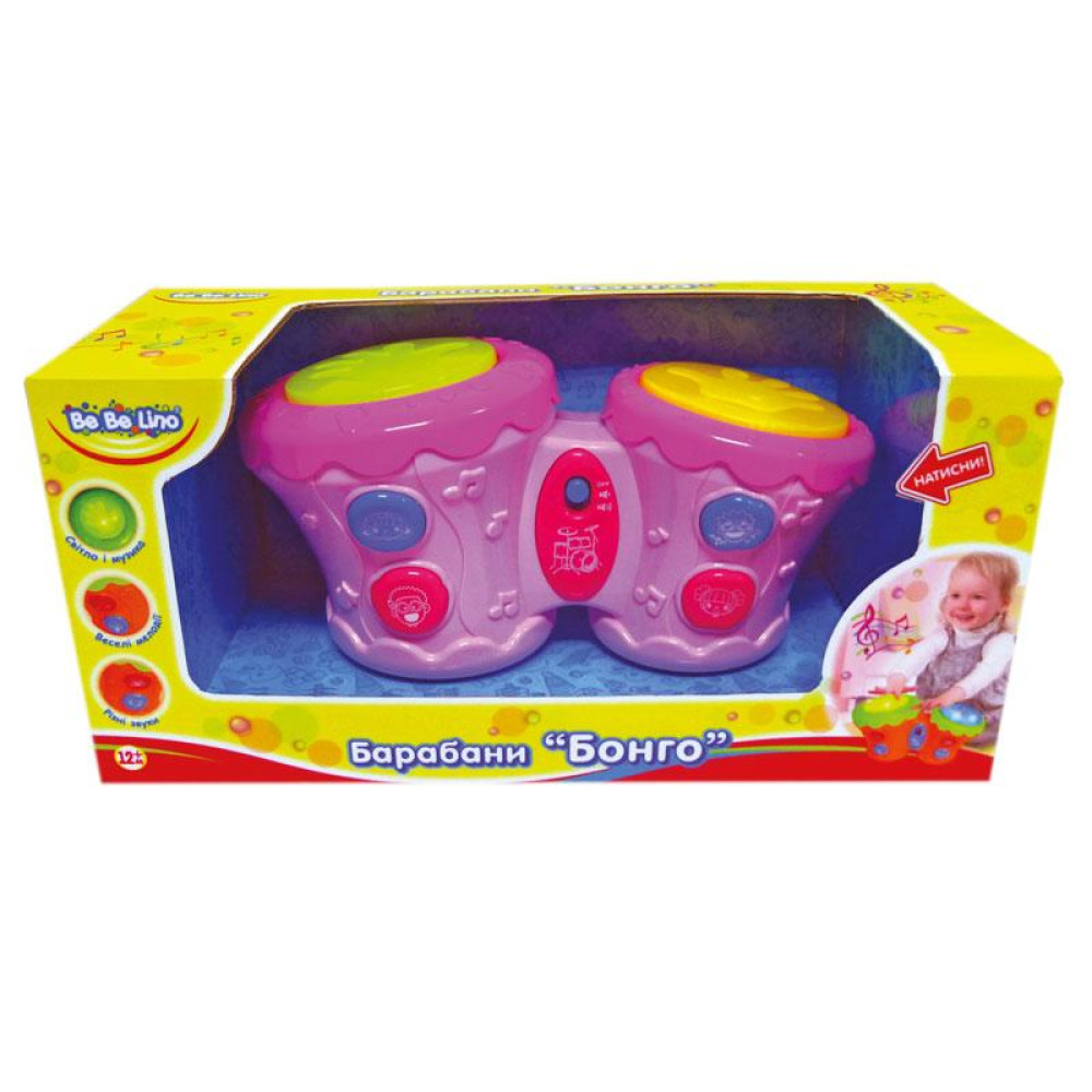 Музыкальные Барабаны BeBeLino Бонго (57032)