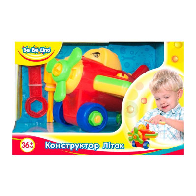 Конструктор с инструментами BeBeLino Самолёт (57015)