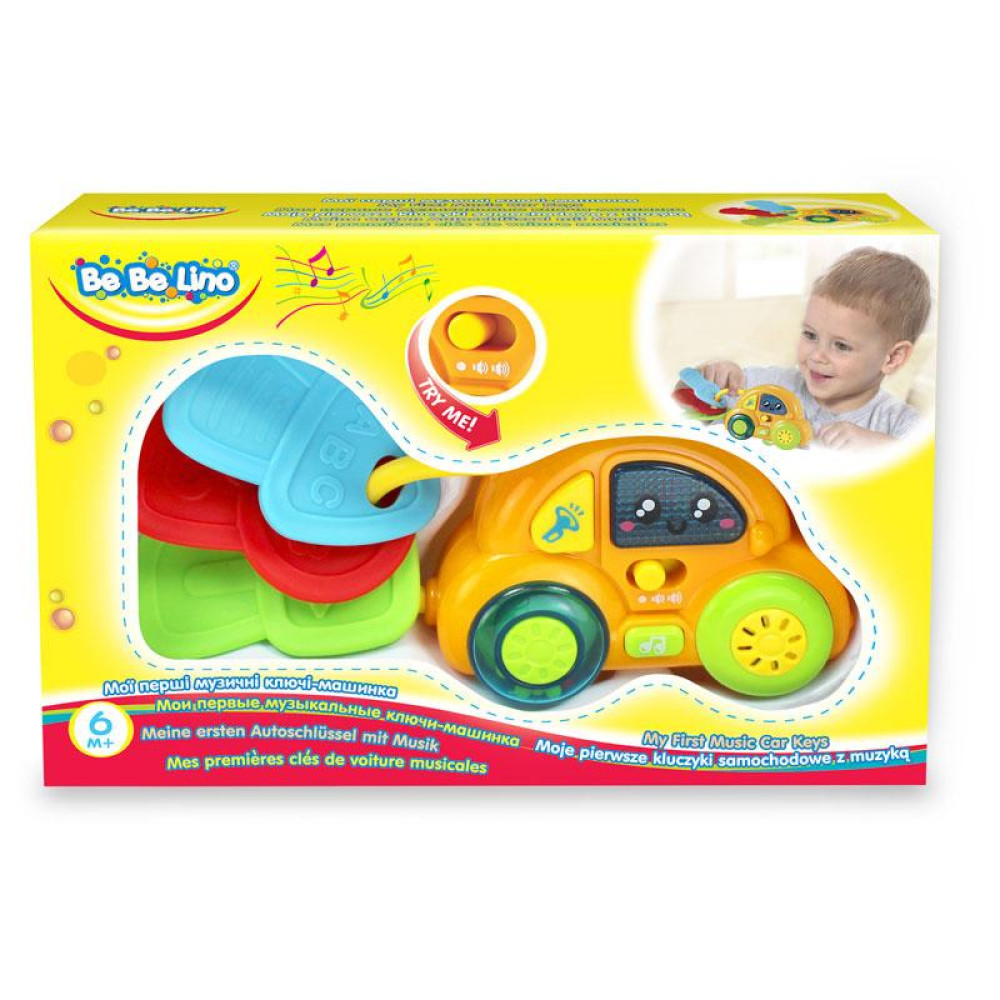 Мои первые музыкальные ключи-машинка BeBeLino (58001)