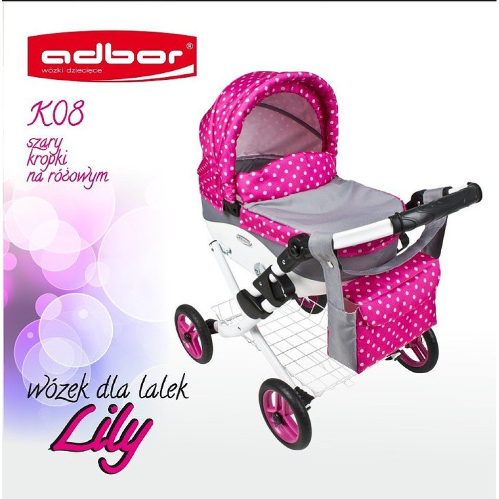 Коляска для кукол Adbor Lily K10 (Адбор Лили К10)