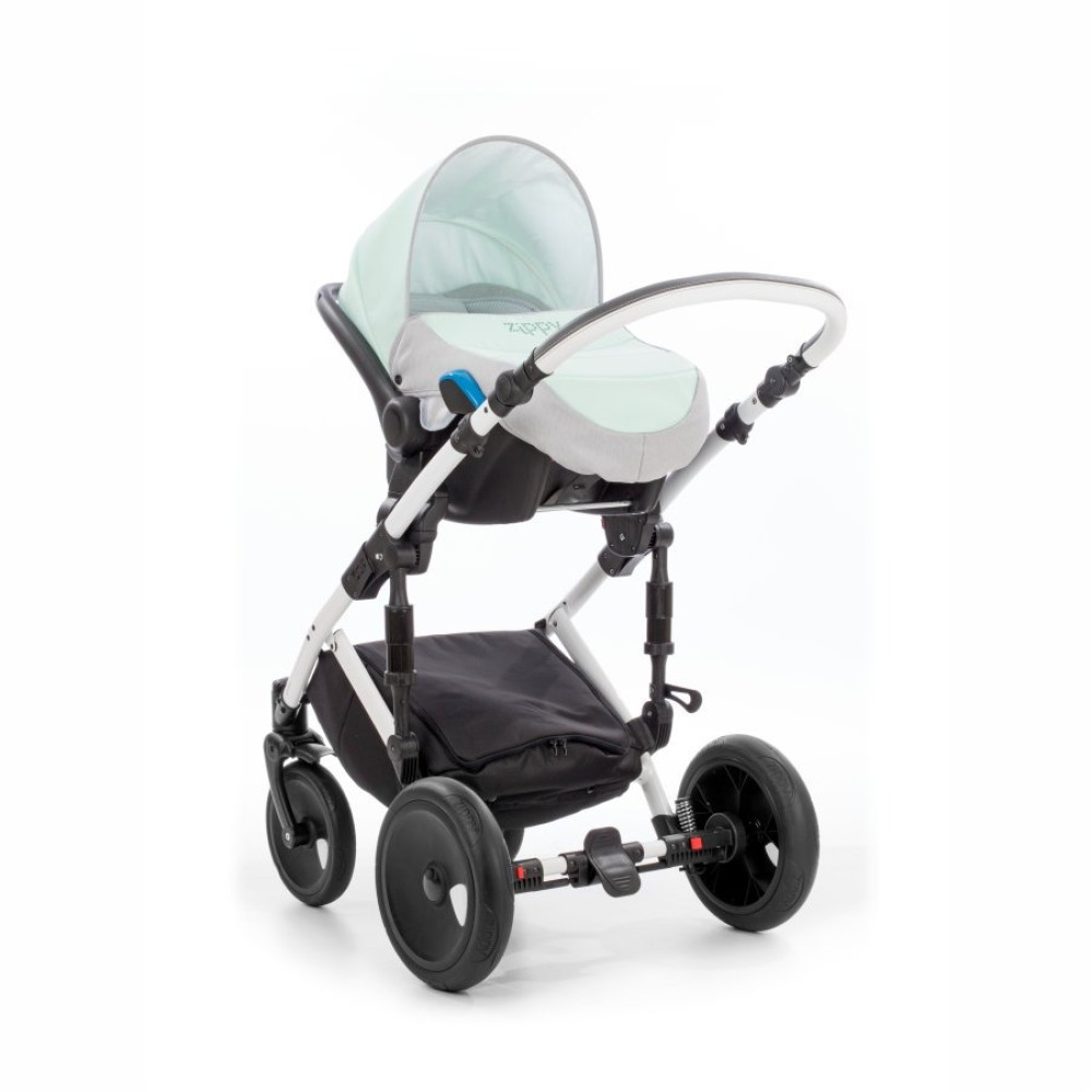 Коляска 2 в 1 Tutis Viva 042 Teal-Neutral Grey (Тутис Вива Мятно-серая)