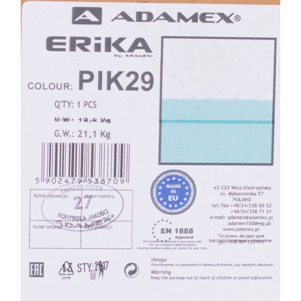 Коляска 2 в 1 Adamex Erika Pik29 (Адамекс Еріка Pik29)