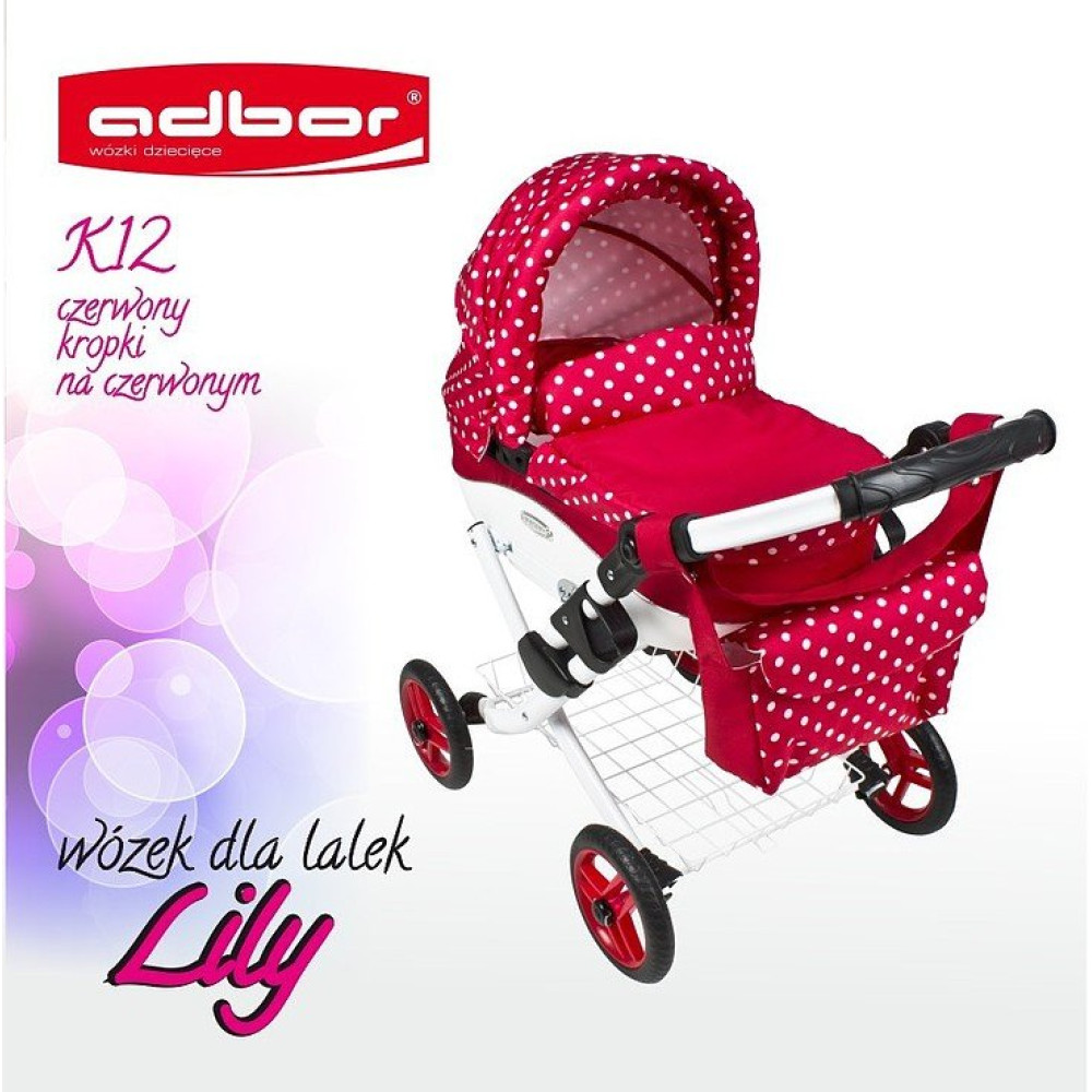 Коляска для кукол Adbor Lily K12 (Адбор Лили К12)
