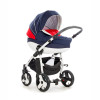 Коляска 2 в 1 Tutis Mimi Plus 795 Navy-Red (Тутис Мими Плюс Темно-синяя Бело-красная)