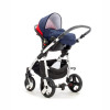 Коляска 2 в 1 Tutis Mimi Plus 795 Navy-Red (Тутис Мими Плюс Темно-синяя Бело-красная)