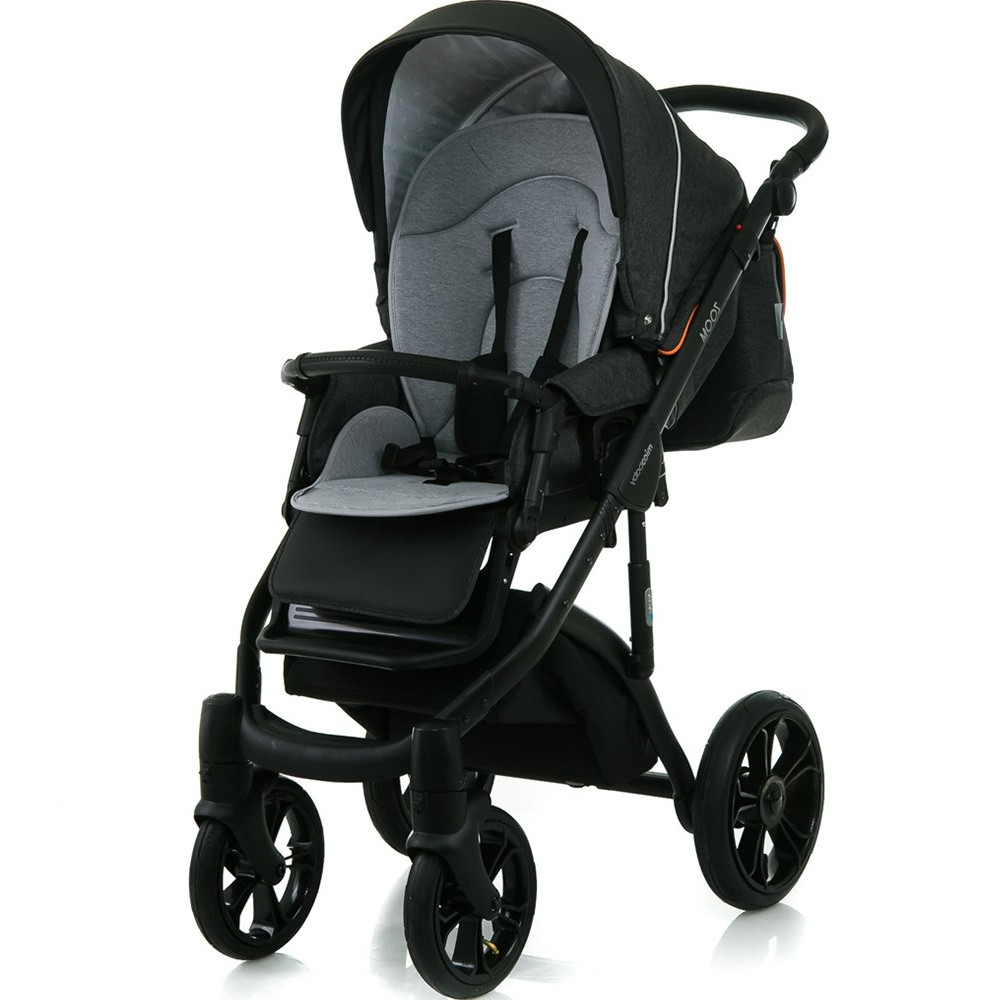 Коляска 2 в 1 Mioobaby Zoom Urban Black/Orange (Міобебі Зум)