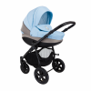 Коляска 2 в 1 Tutis Tapu 731 Warm Grey-Sky Blue (Тутис Тапу Серо-голубая)