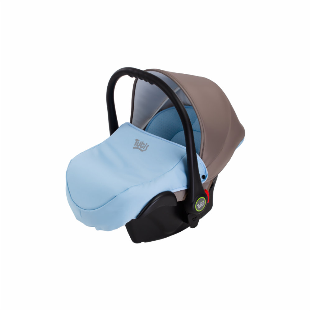 Коляска 2 в 1 Tutis Tapu 731 Warm Grey-Sky Blue (Тутис Тапу Серо-голубая)