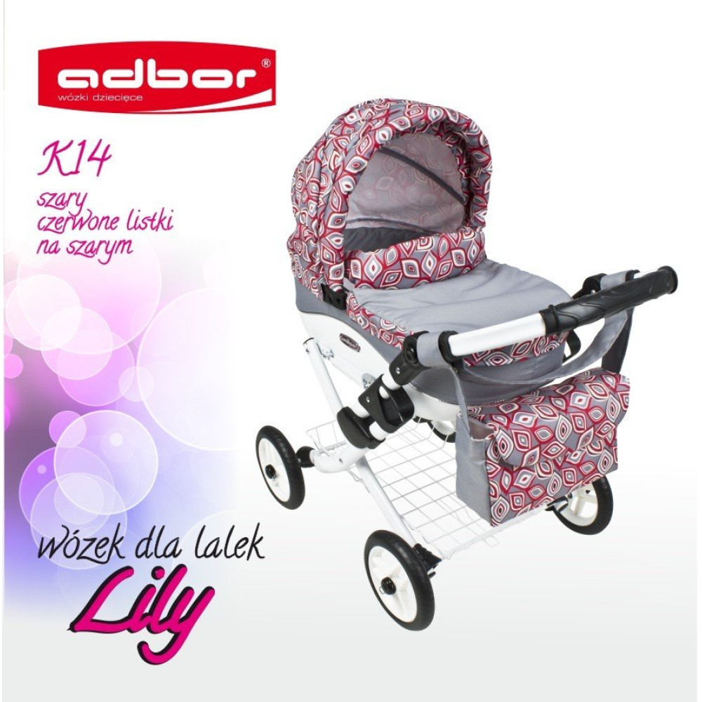 Коляска для кукол Adbor Lily K14 (Адбор Лили К14)