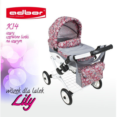 Коляска для кукол Adbor Lily K14 (Адбор Лили К14)