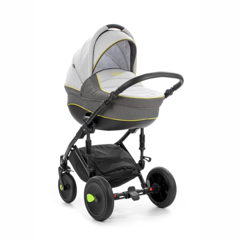 Коляска 2 в 1 Tutis Viva 047 Neutral Grey-Asphalt (Тутис Вива Светло-темно Серый)