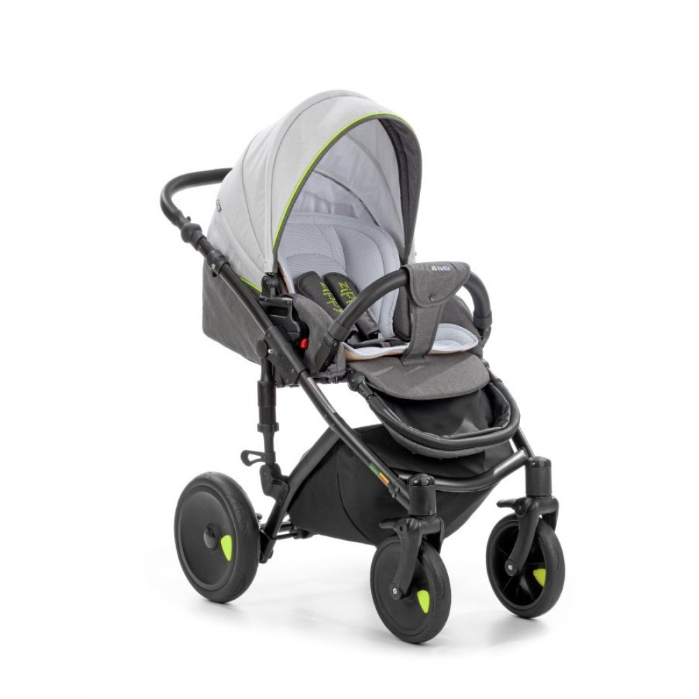 Коляска 2 в 1 Tutis Viva 047 Neutral Grey-Asphalt (Тутис Вива Светло-темно Серый)