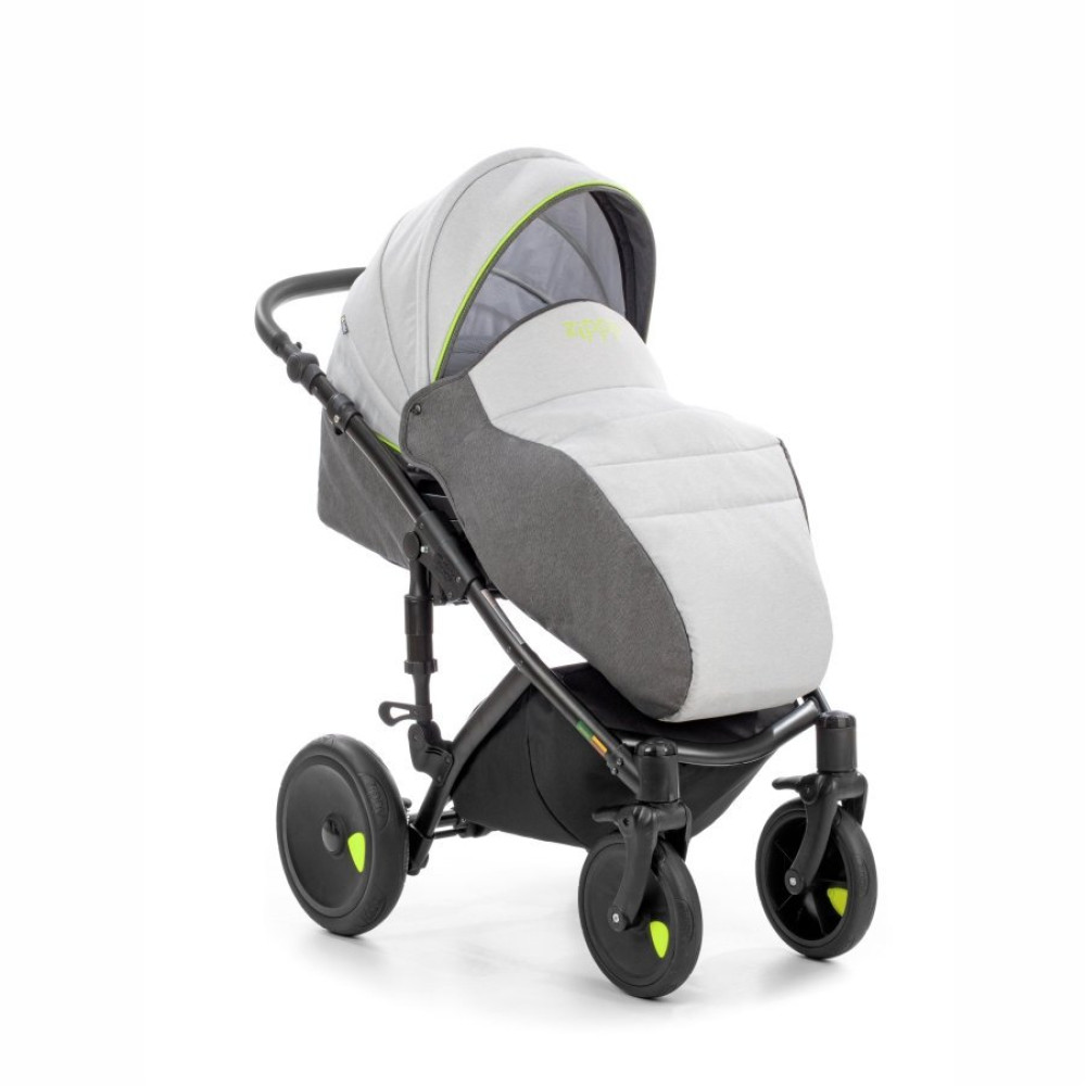Коляска 2 в 1 Tutis Viva 047 Neutral Grey-Asphalt (Тутис Вива Светло-темно Серый)