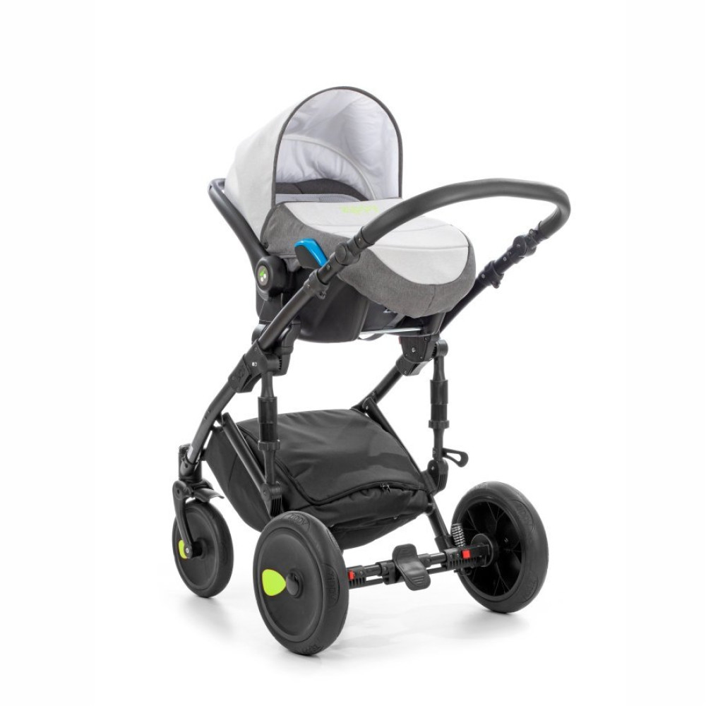 Коляска 2 в 1 Tutis Viva 047 Neutral Grey-Asphalt (Тутис Вива Светло-темно Серый)