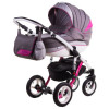 Коляска 2 в 1 Adamex Aspena Rainbow Pink (Адамекс Аспена Рэинбоу Пинк)