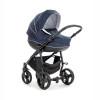 Коляска 2 в 1 Tutis Mimi Plus 745 Arctic Night Flower (Тутис Мими Плюс Темно-синяя)