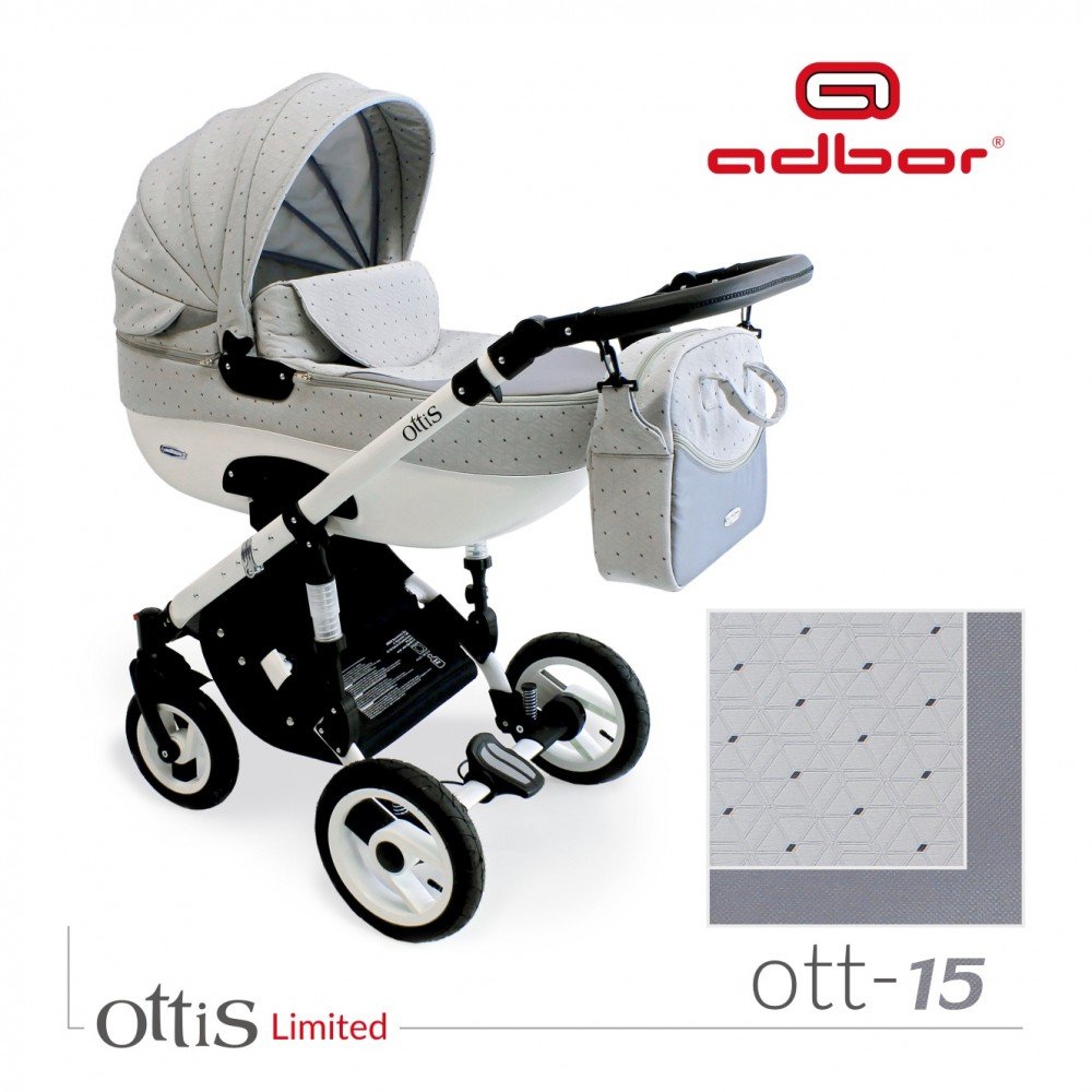 Коляска 3 в 1 Adbor Ottis 15 (Адбор Оттіс 15)