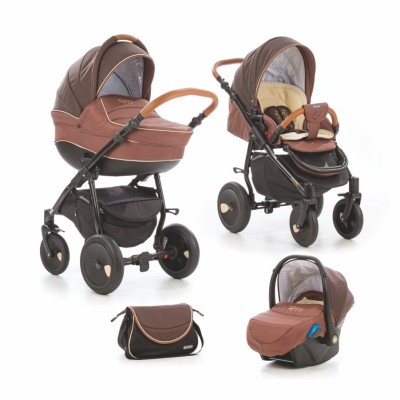Коляска 3 в 1 Tutis Orbit 063 Acorn (Тутис Орбит Темно и светло Коричневая)