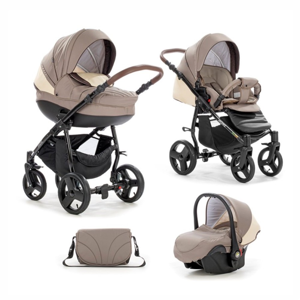 Коляска 3 в 1 Tutis Mimi Plus 776 Moon Rock (Тутіс Мімі Плюс Темно-бежева)