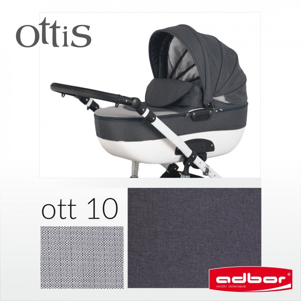 Коляска 3 в 1 Adbor Ottis 10 (Адбор Оттіс 10)