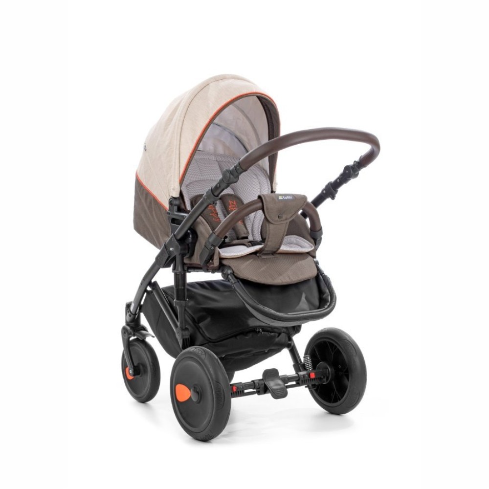 Коляска 3 в 1 Tutis Viva 044 Sand-Dark Brown (Тутіс Віва Бежево-коричнева)