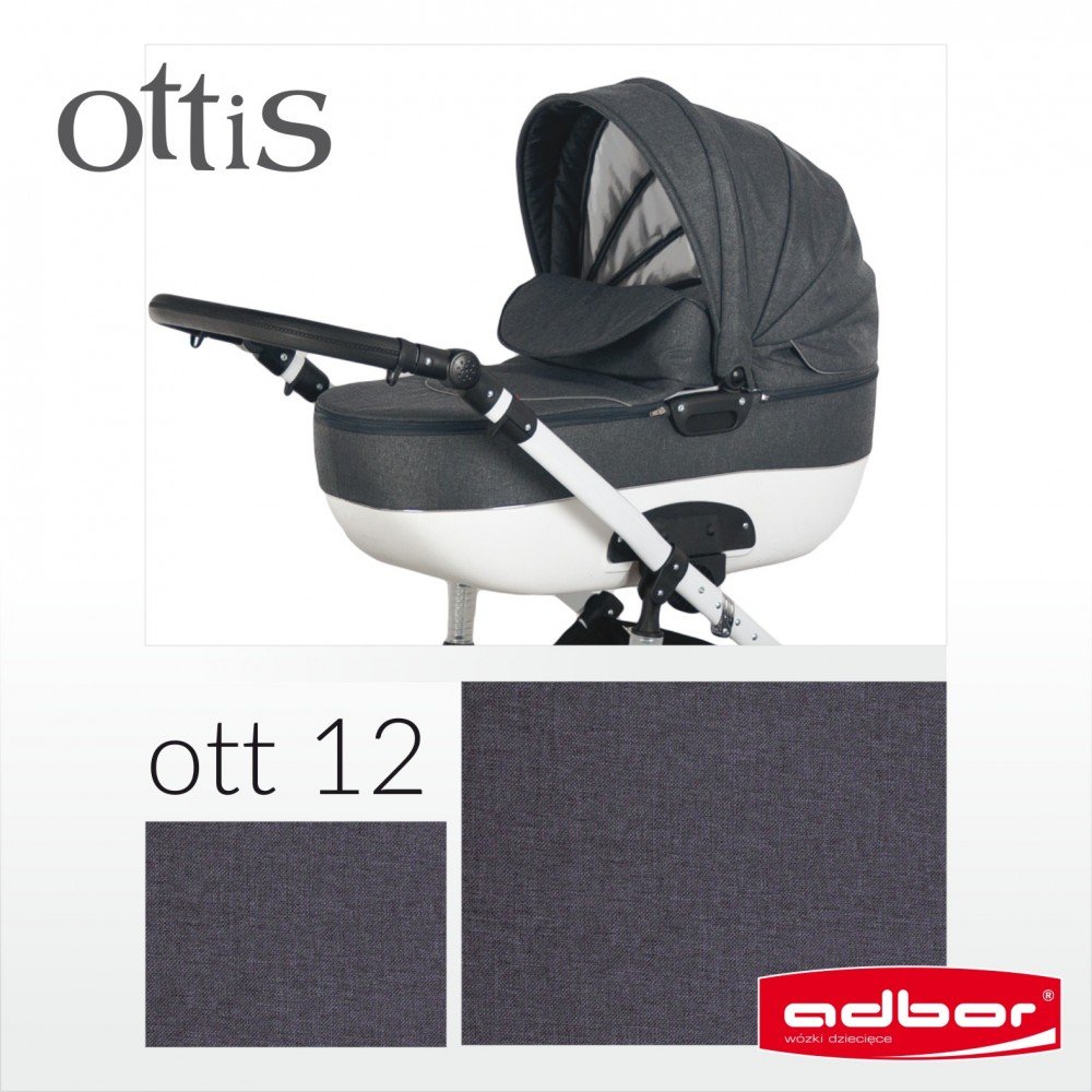 Коляска 3 в 1 Adbor Ottis 12 (Адбор Оттіс 12)