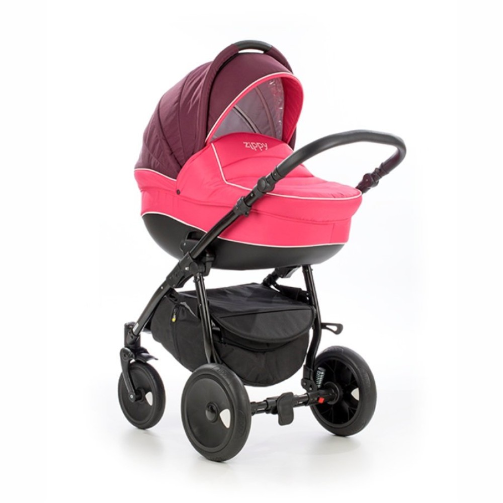 Коляска 3 в 1 Tutis Orbit 059 Burgundy (Тутіс Орбіт Бордово-рожева)