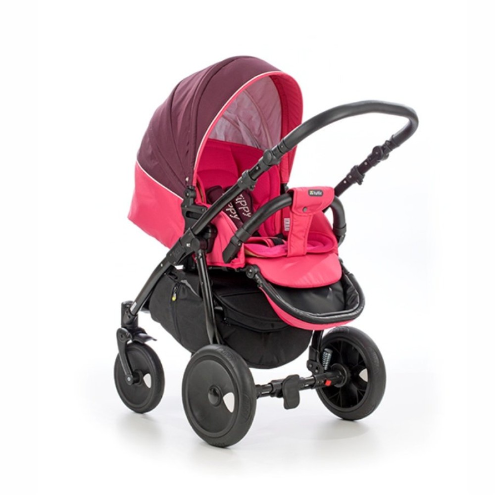 Коляска 3 в 1 Tutis Orbit 059 Burgundy (Тутіс Орбіт Бордово-рожева)