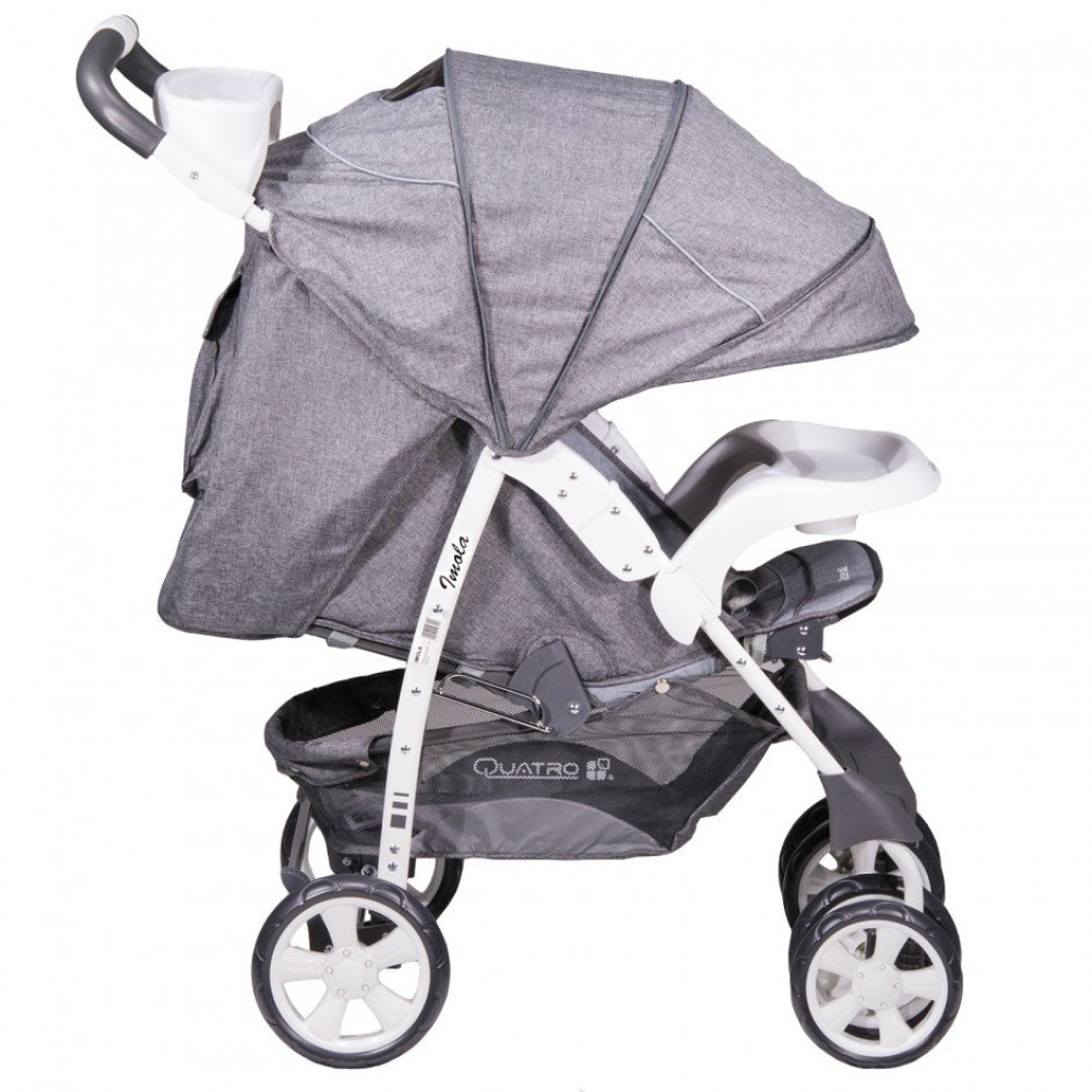 Коляска-книжка Quatro Imola 14 Light Grey (Кватро Имола Светло-серый)