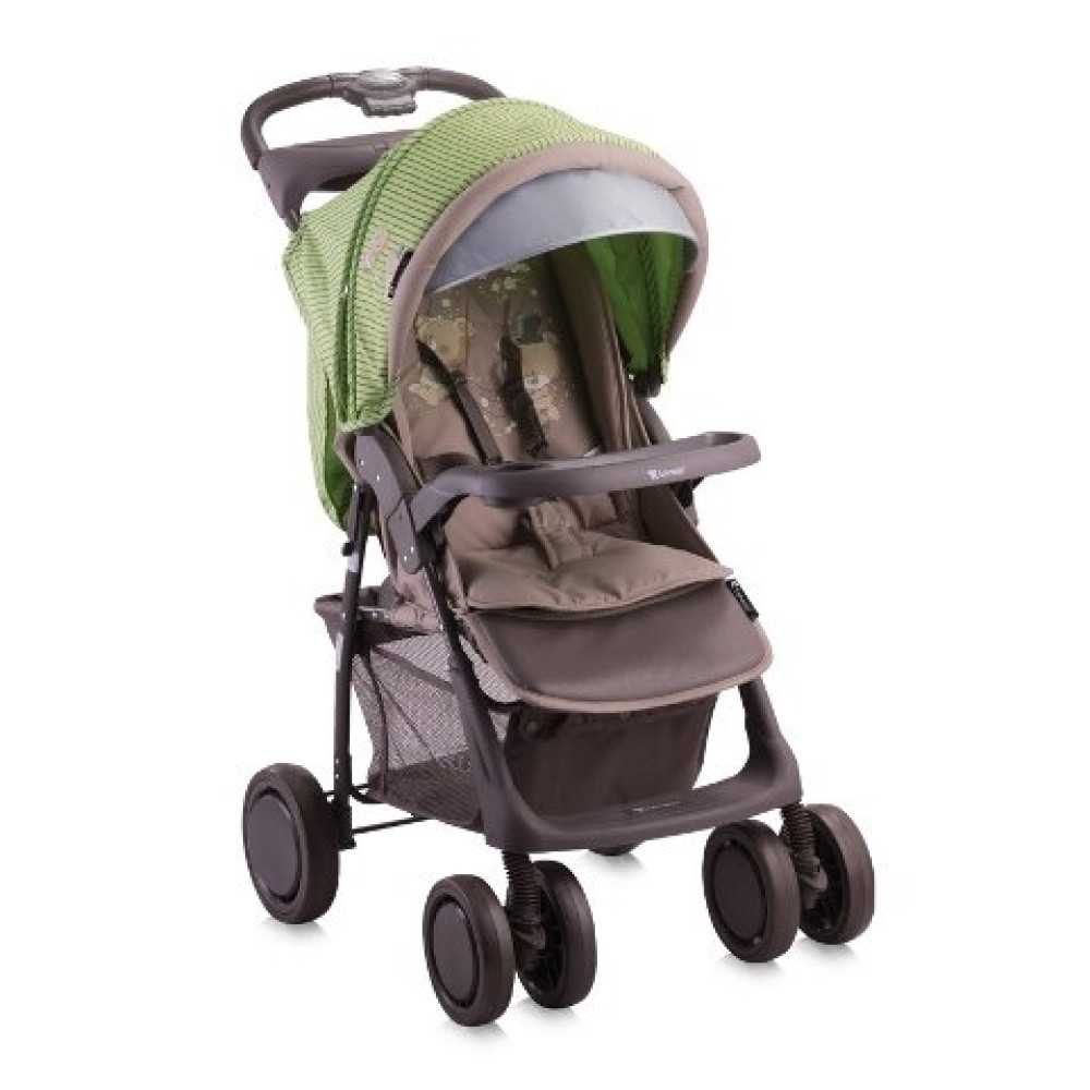 Прогулочная коляска Bertoni Foxy Beige Green Bears (Бертони Фокси)