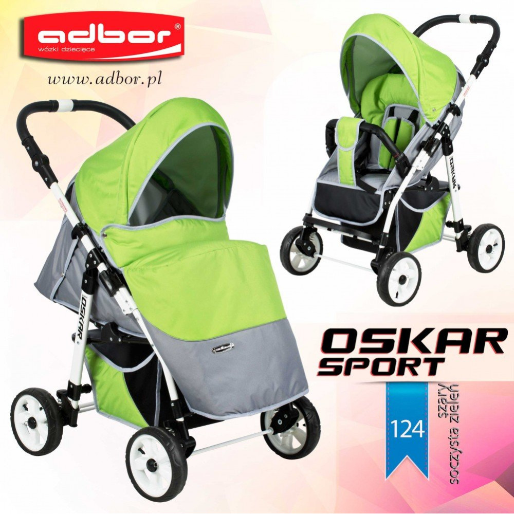 Коляска-книжка Adbor Oskar Sport Standard-124 (Адбор Оскар Спорт Стандарт-124)