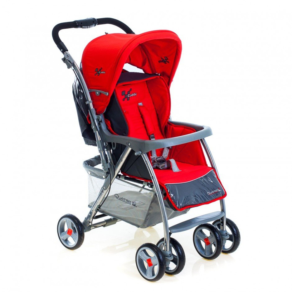 Коляска-книжка Quatro Caddy Red (Кватро Кадди Красный)