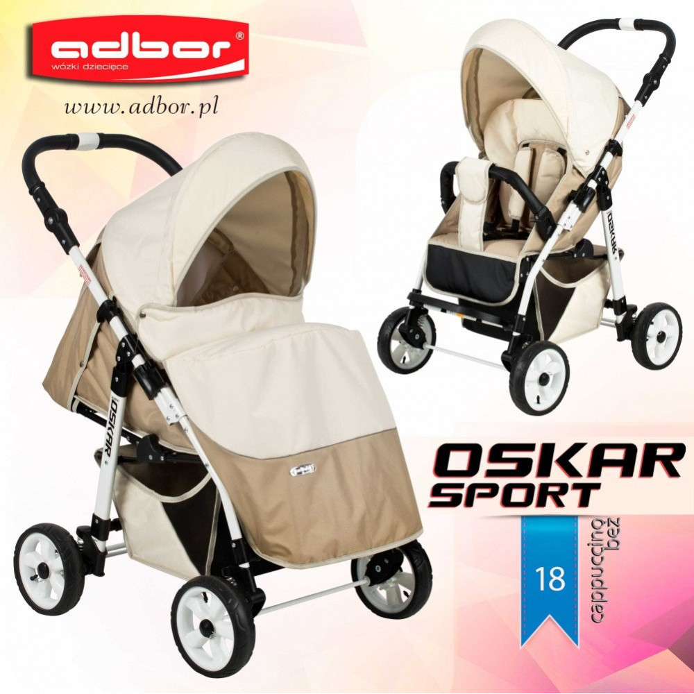 Коляска-книжка Adbor Oskar Sport Standard-18 (Адбор Оскар Спорт Стандарт-18)