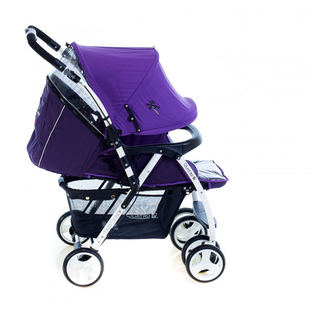 Коляска-книжка Quatro Caddy Violet (Кватро Кадди Фиолетовый) Коляска-книжка Quatro Caddy Violet (Кватро Кадди Фиолетовый)