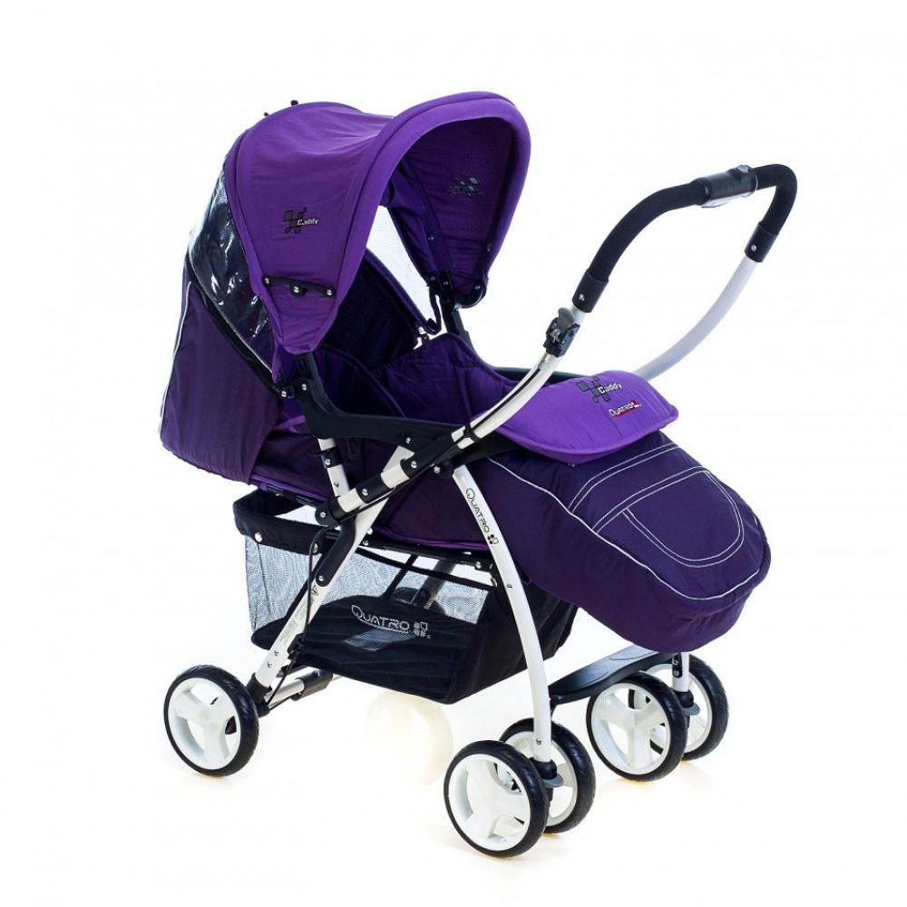 Коляска-книжка Quatro Caddy Violet (Кватро Кадди Фиолетовый) Коляска-книжка Quatro Caddy Violet (Кватро Кадди Фиолетовый)
