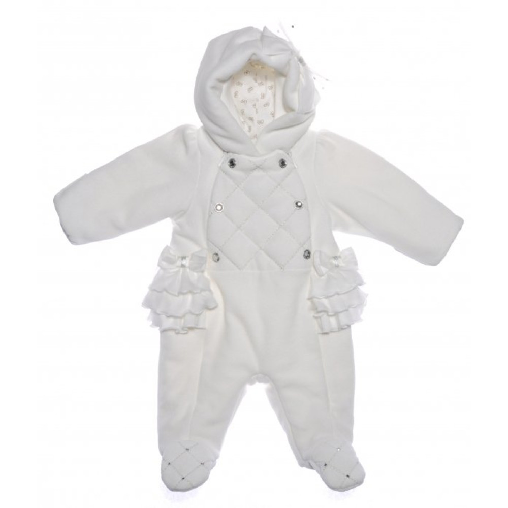 Комбинезон для девочек Garden Baby, р. 68, светло-молочный (10321-01/26)