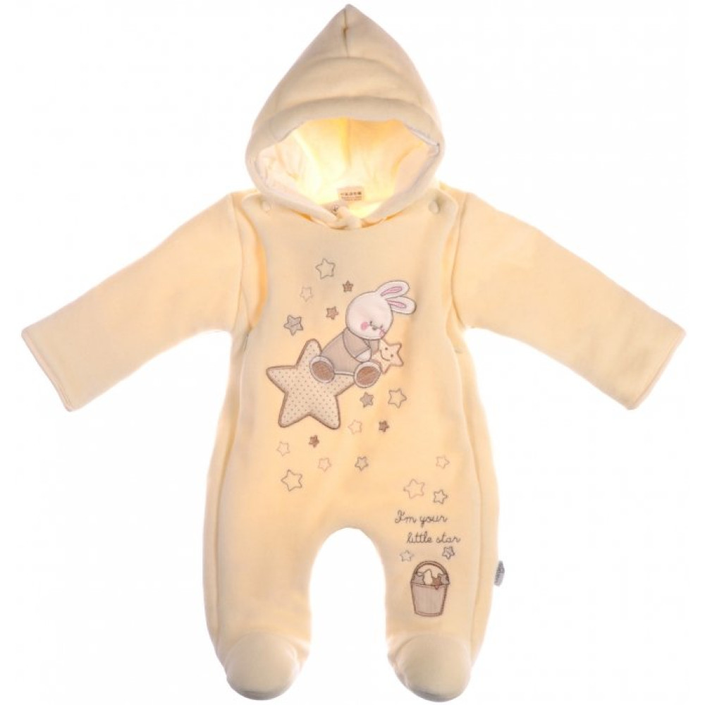 Комбинезон для мальчиков Garden Baby София, р. 74, молочный (10069-01/32)