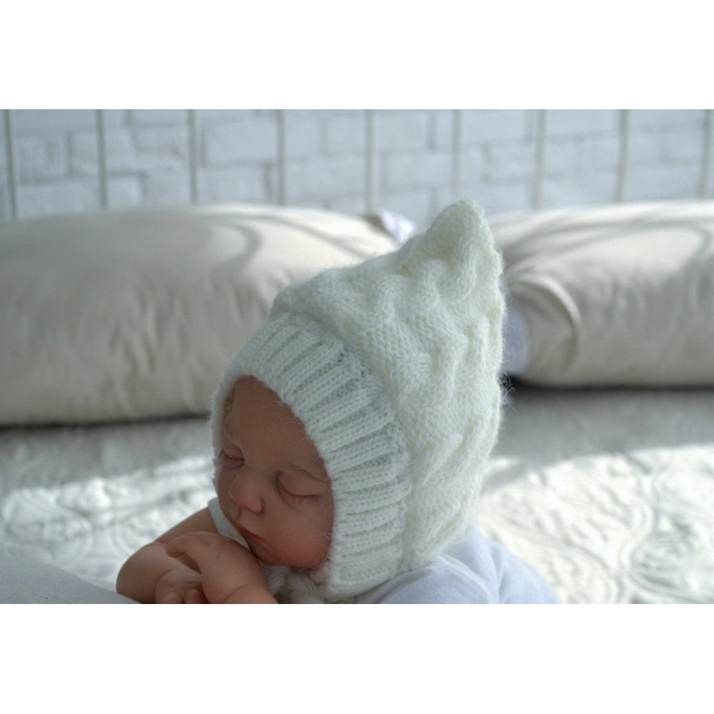 Набір в'язаний MagBaby Тріо молочний на махрі