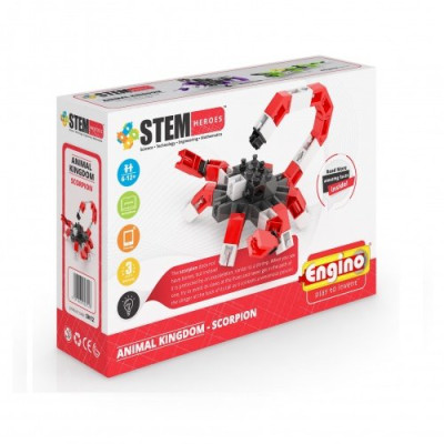 Конструктор Stem Heroes Царство животных Скорпион (Engino SH12) Конструктор Stem Heroes Царство животных Скорпион (Engino SH12)