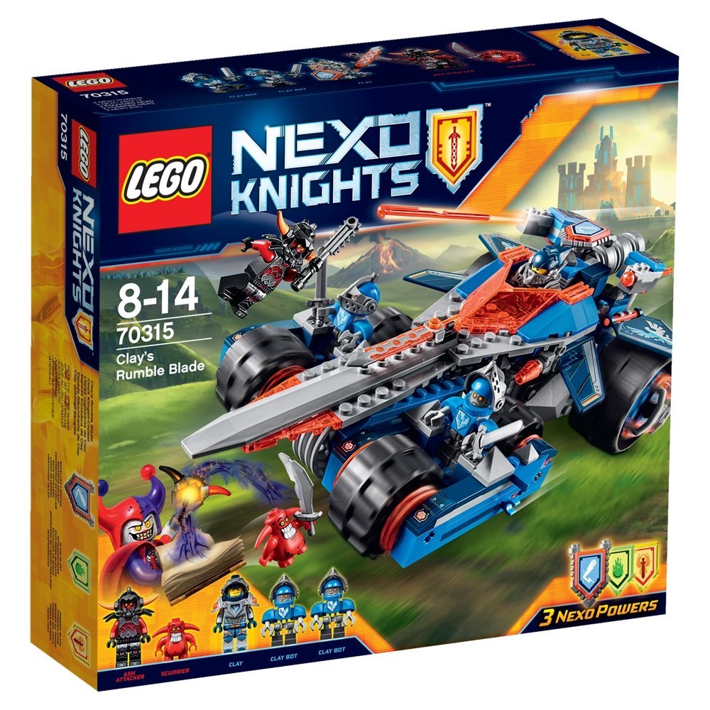 Конструктор Lego Nexo Knights Устрашающий разрушитель Клэя (Лего)