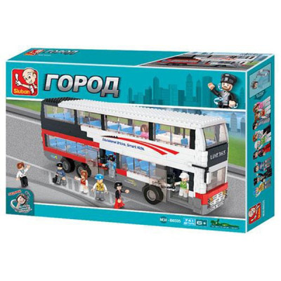 Конструктор Sluban двухэтажный автобус (M38-B0335) Конструктор Sluban двухэтажный автобус (M38-B0335)