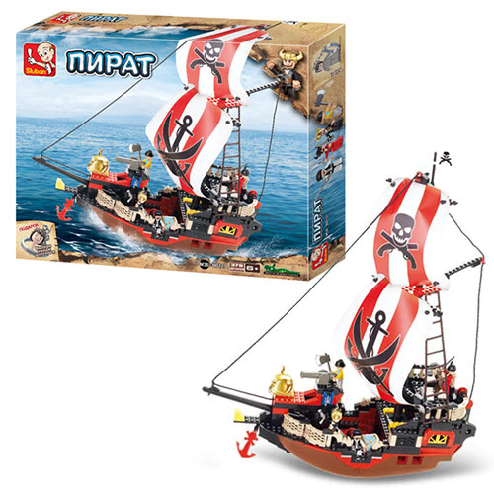 Конструктор Sluban Пират, 379 деталей (M38-B0127)