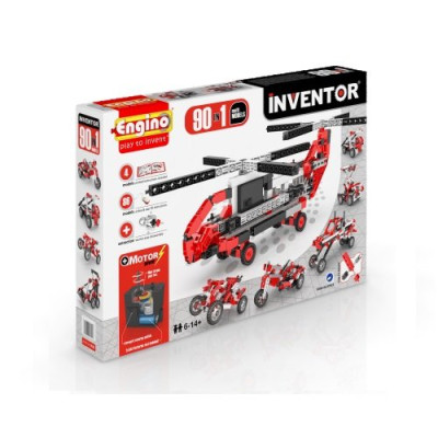 Конструктор Inventor Motorized 90 в 1 с электродвигателем (Engino 9030) Конструктор Inventor Motorized 90 в 1 с электродвигателем (Engino 9030)