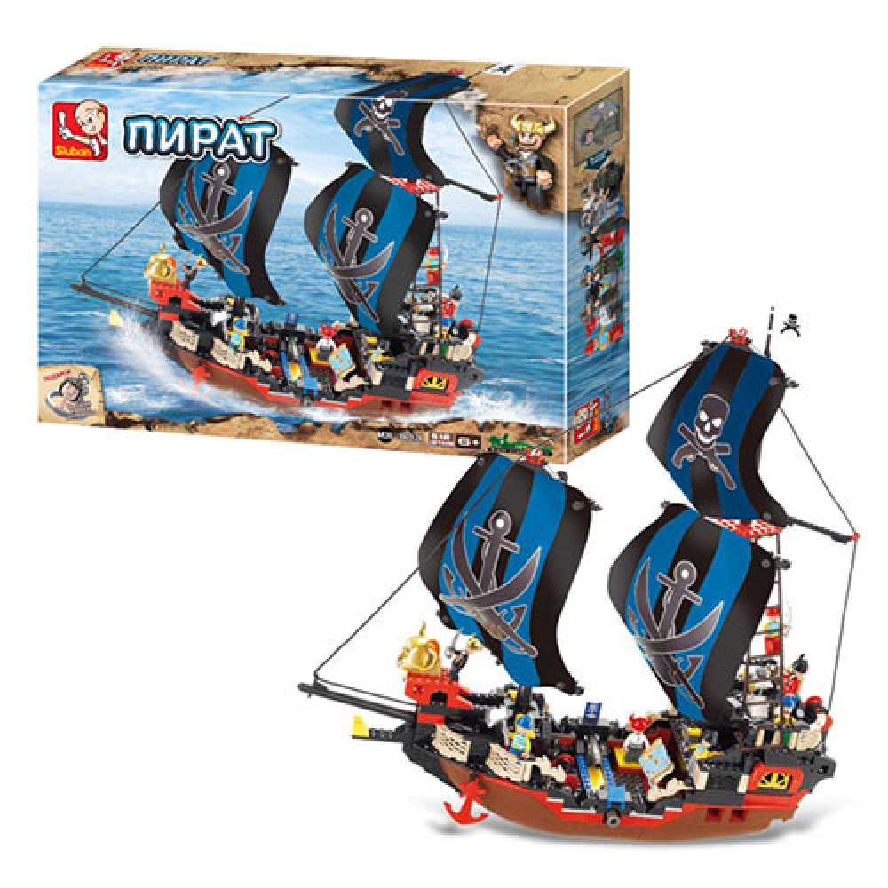 Конструктор Sluban Пиратская серия, 512 деталей (M38-B0128)
